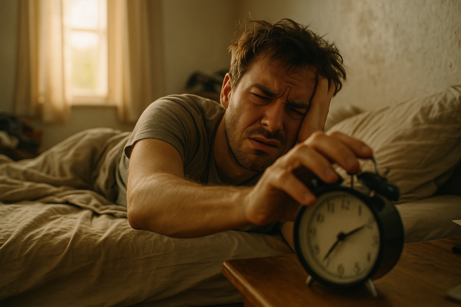 Cansado de acordar cedo